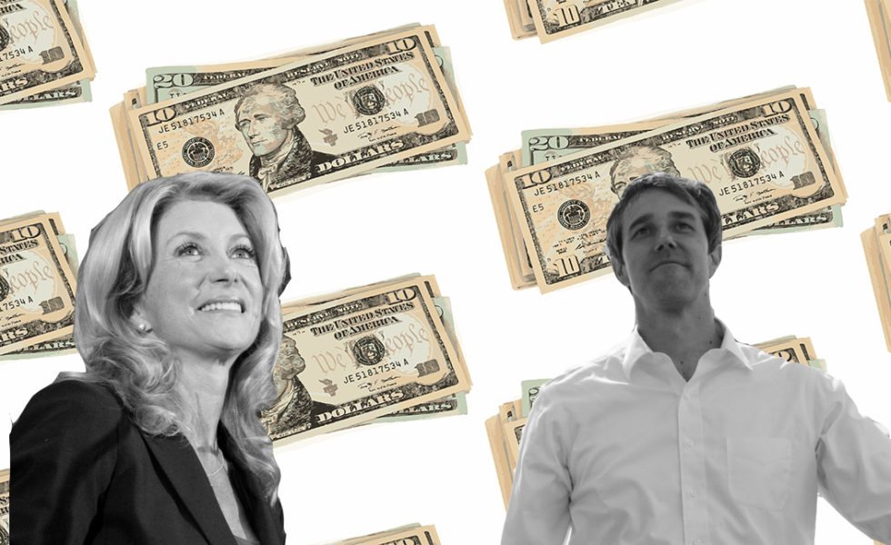 Wendy Davis, Beto O'Rourke