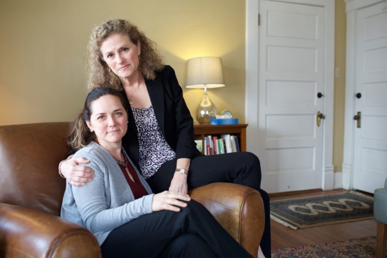 Blake Norton with her mother, state Representative Donna Howard.