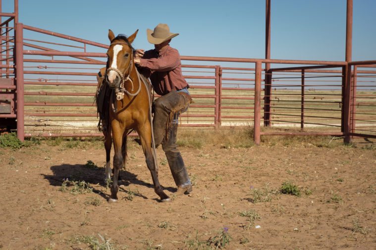 A farmer in West Texas.