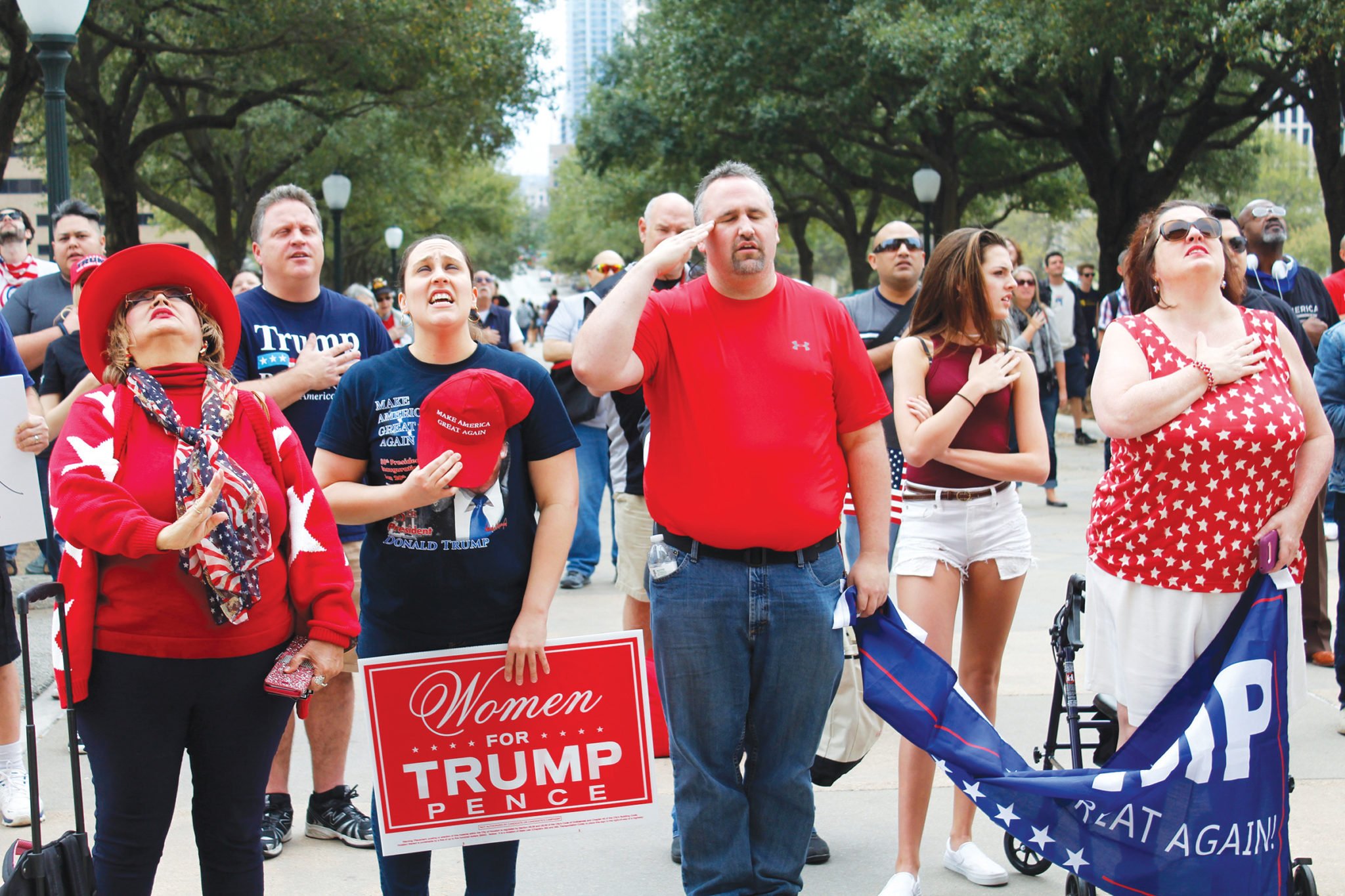 trump, march