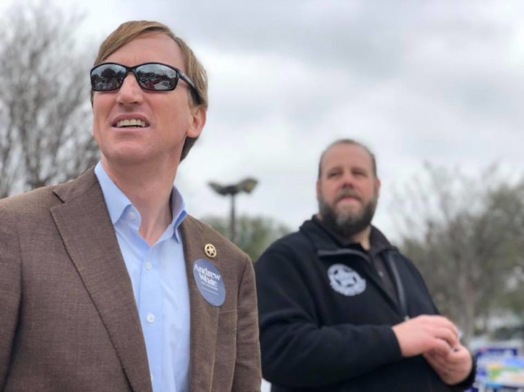 Democratic gubernatorial candidate Andrew White last week announced he's looking for a buyer for his border security business.
