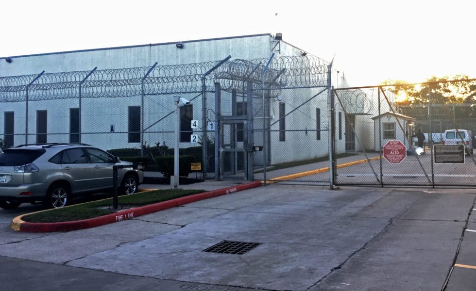 The 1,000-bed Houston Contract Detention Facility, located near George Bush Intercontinental Airport, is run by CoreCivic, a for-profit prison company.