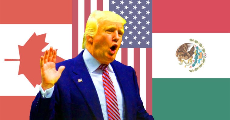 Trump sought to renegotiate NAFTA shortly after taking office.