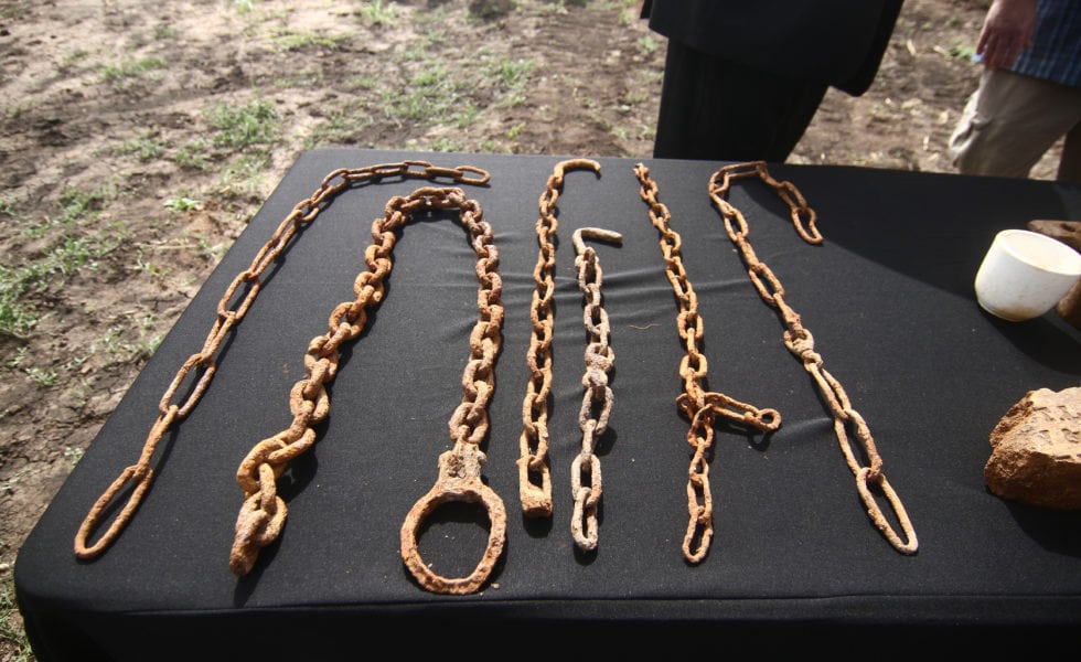 This year, officials in Sugar Land discovered 95 bodies believed to be convict laborers who worked the sugar plantations after the abolition of slavery. Researchers studying the graves have also discovered chains and other personal effects.