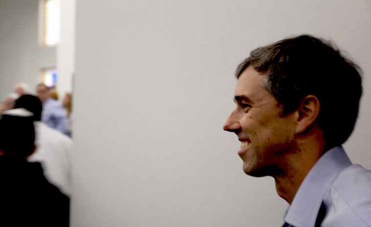 Beto O'Rourke in Lufkin.