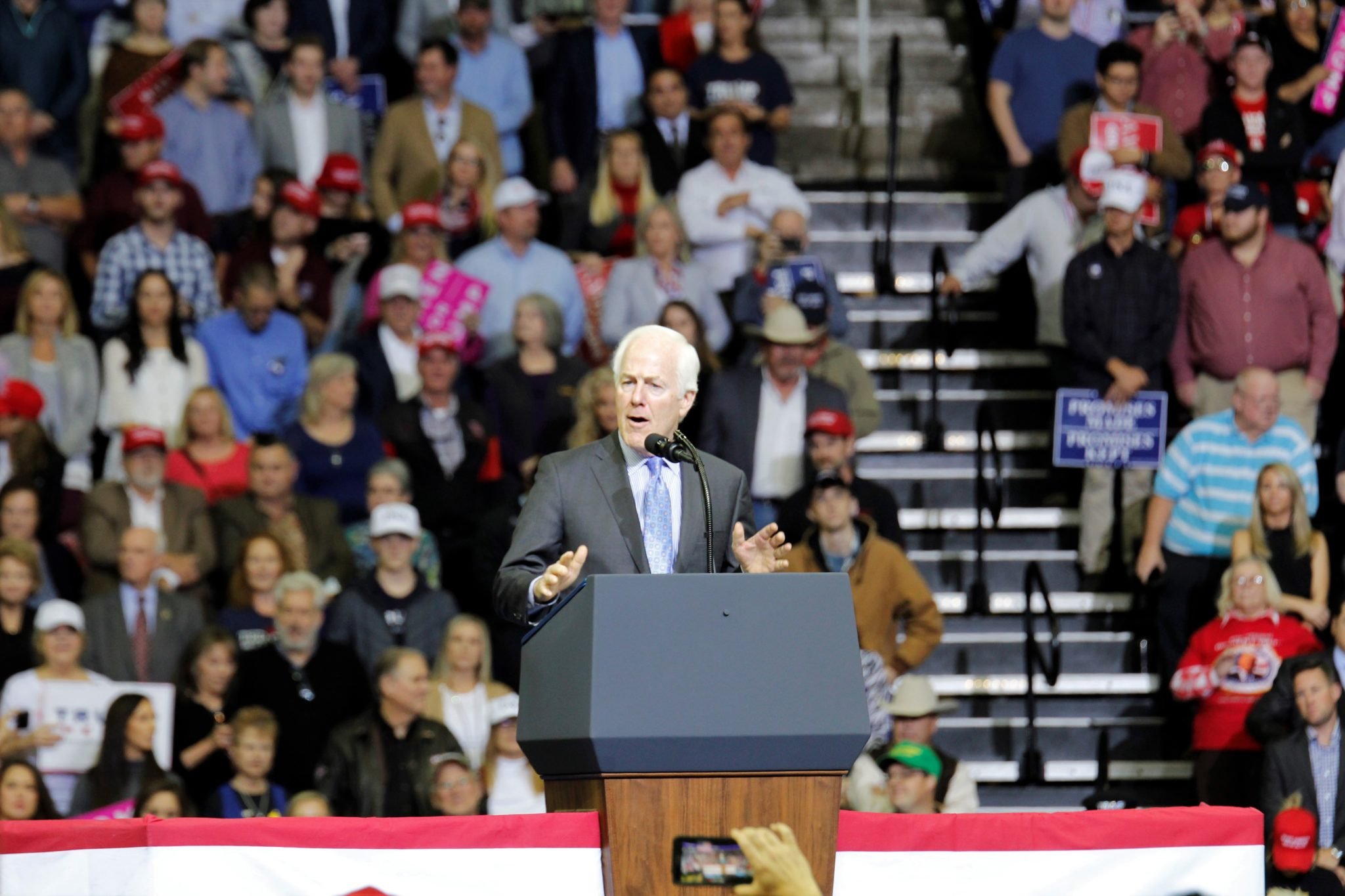 Trump Houston Cornyn