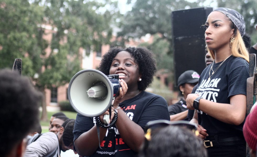 Jayla Allen, one of the PVAMU students represented by the NAACP Legal Defense Fund in their lawsuit against Waller County over restricted early voting access.