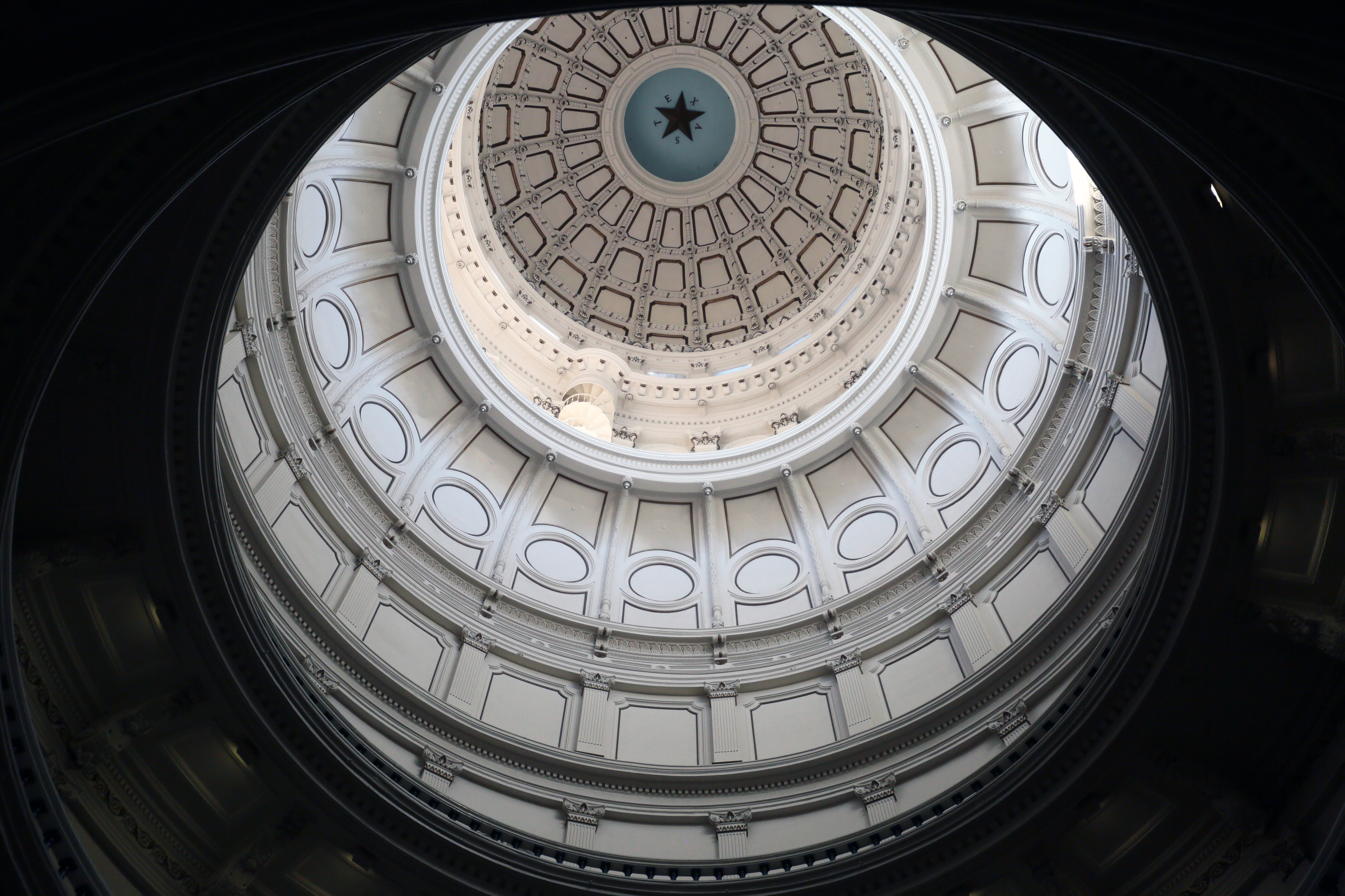 The Texas Capitol rotunda.