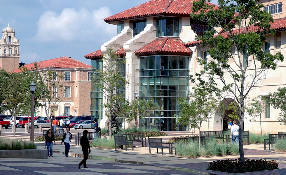 The student union at Texas Tech University.