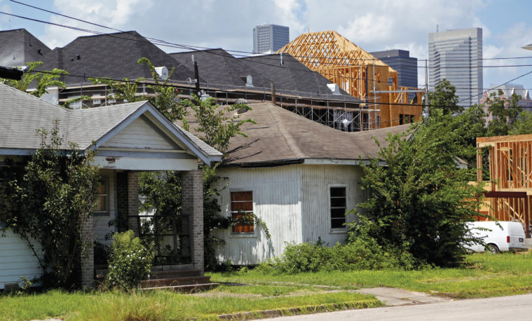 In Houston's Third Ward, median home values increased 176 percent between 2000 and 2013.