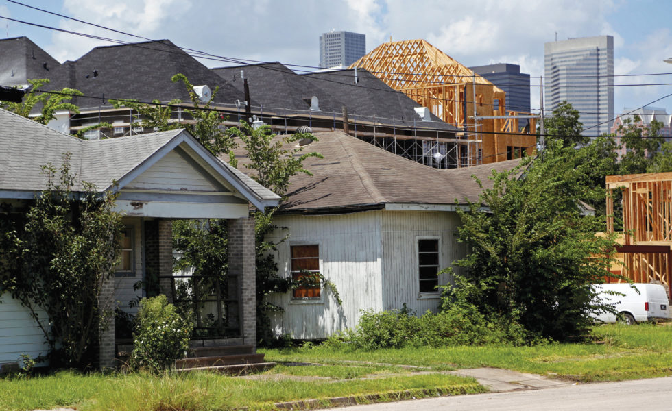 In Houston's Third Ward, median home values increased 176 percent between 2000 and 2013.