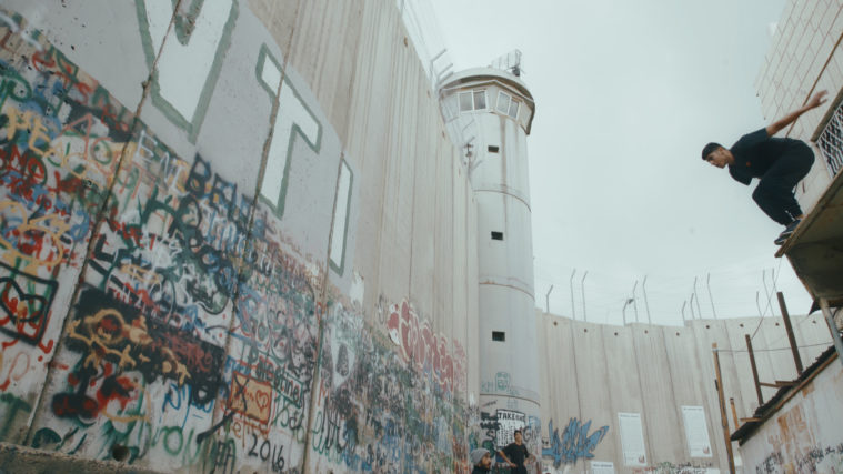 Hamzeh Salameh of the Jerusalem Parkour Team