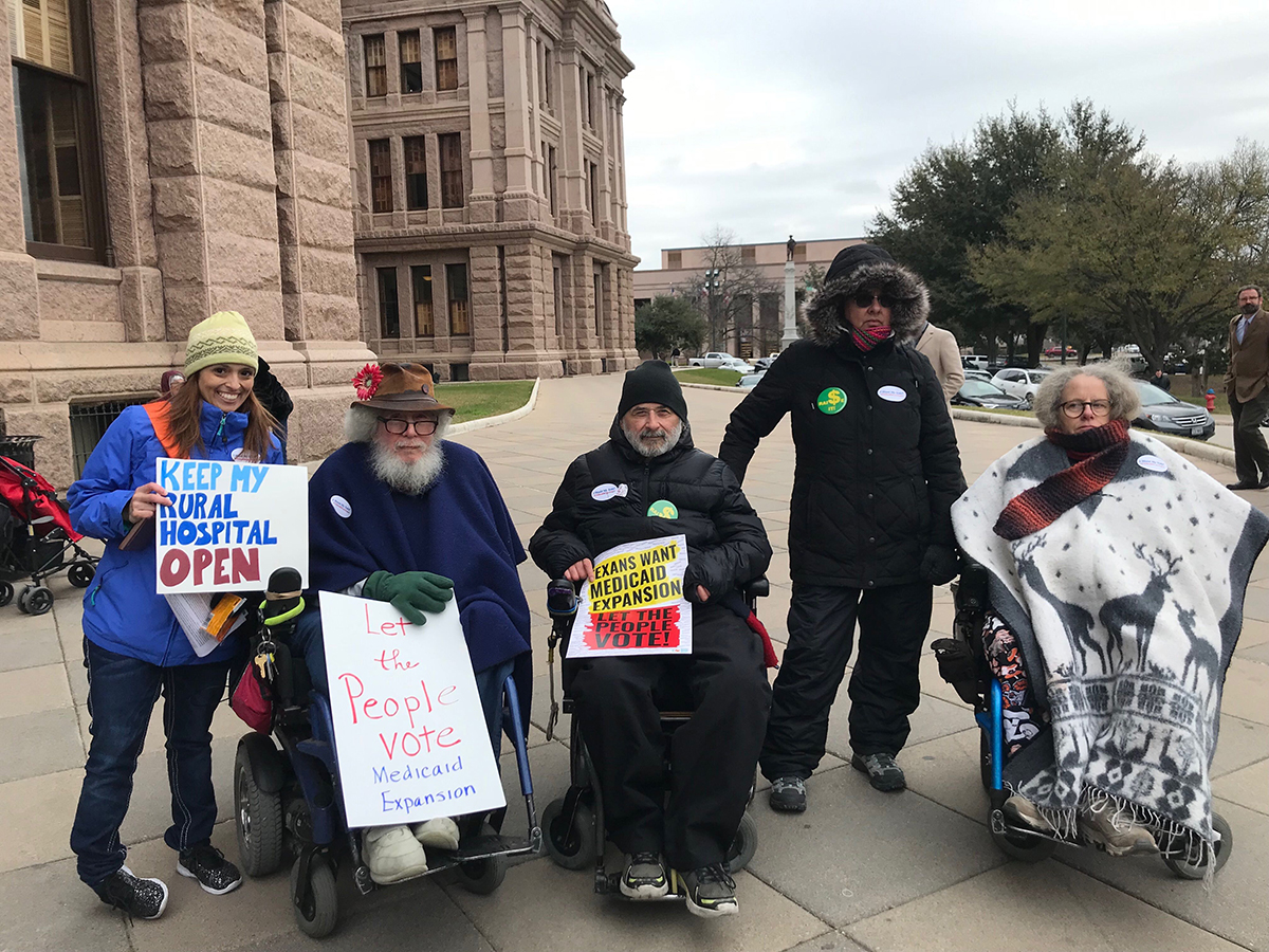 medicaid expansion rally at the capitol in march