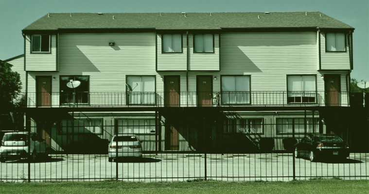 An apartment complex in Houston.