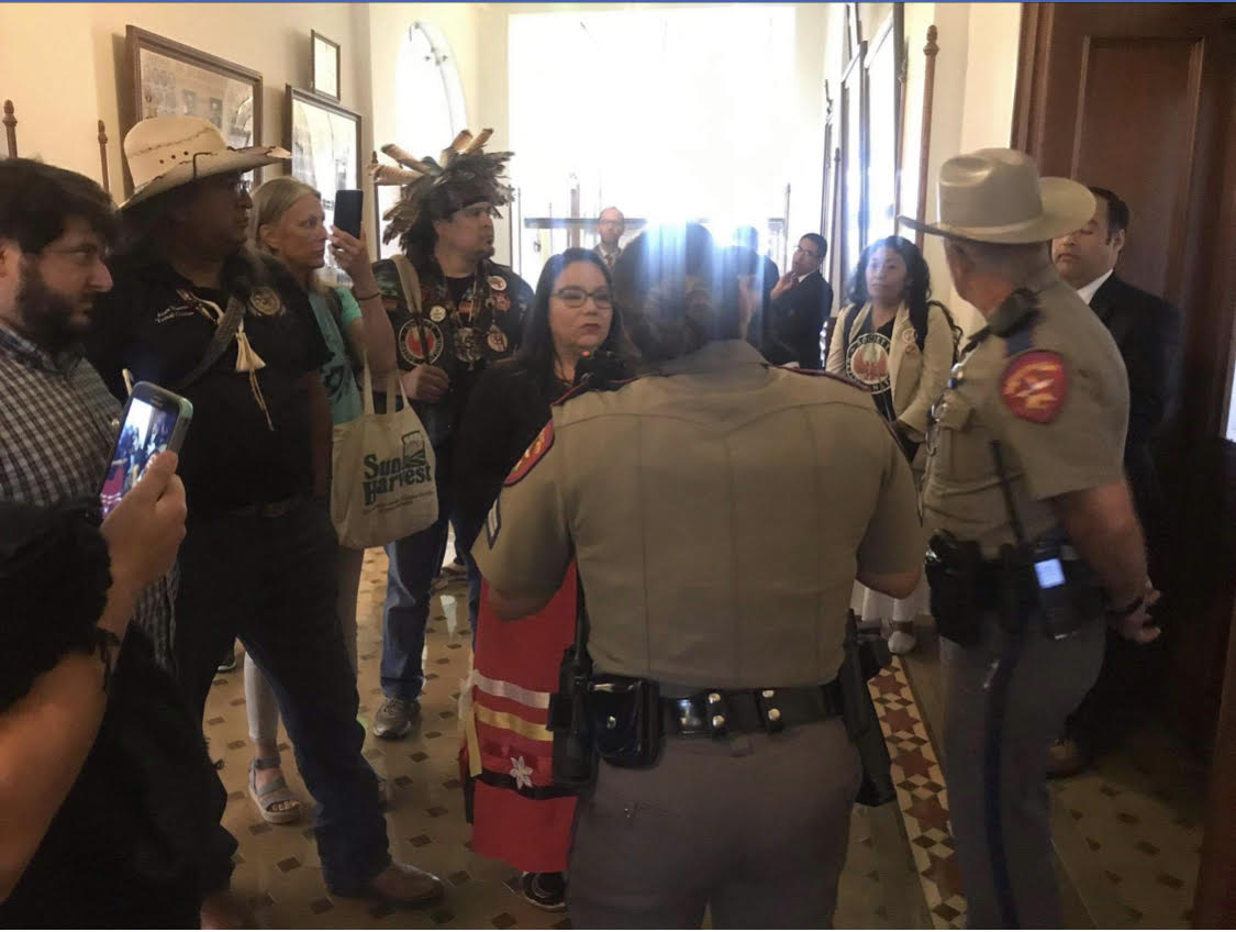 pipeline, indigenous activists, protest, capitol, police