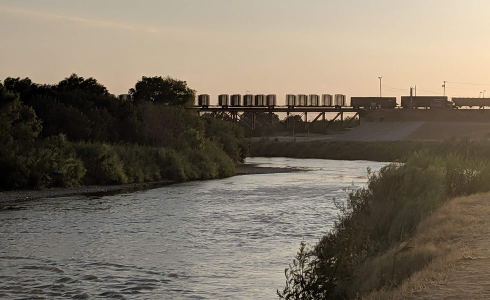 A view of the Rio Grande from Laredo.