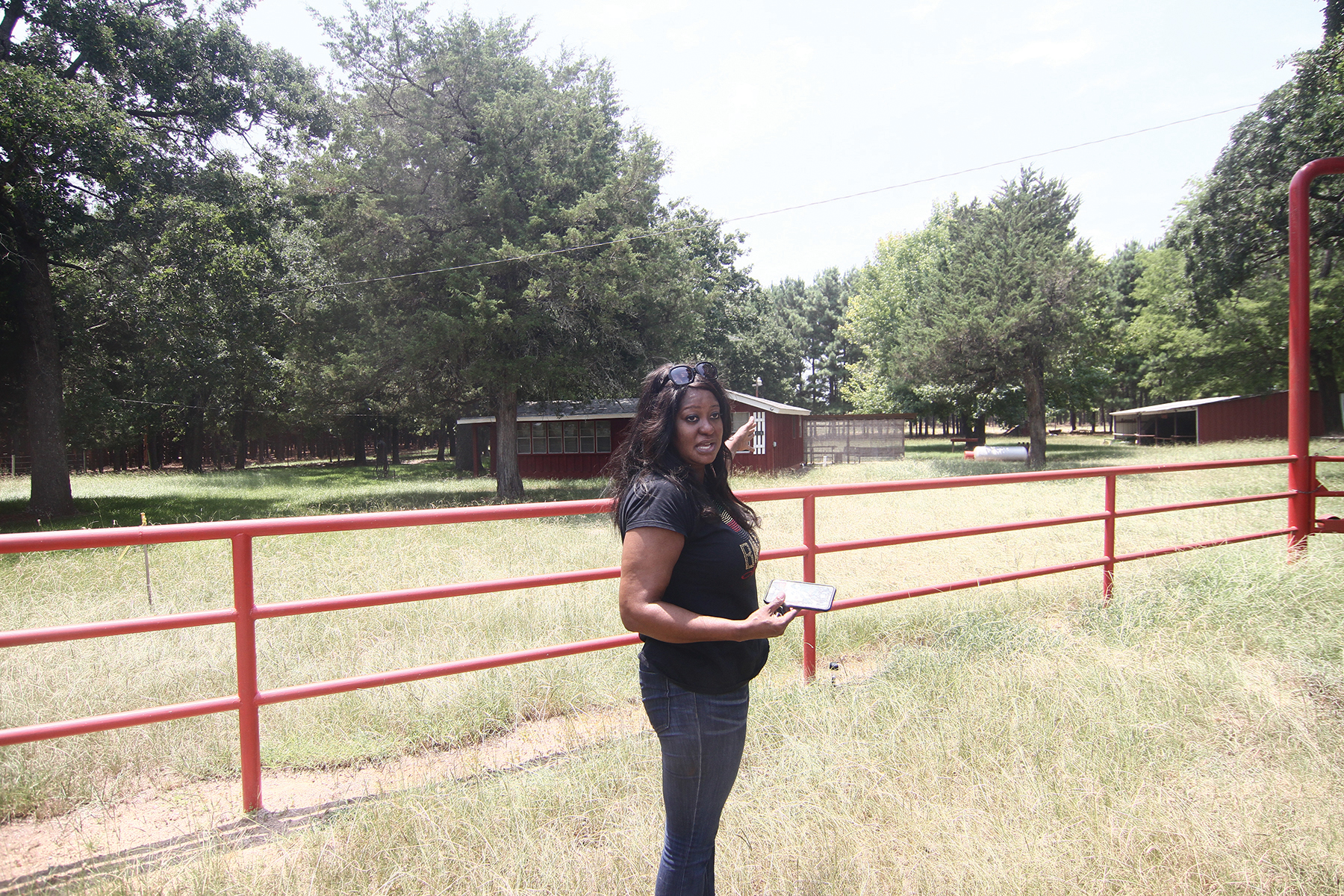 At least once a year, Hollie-Jawaid visits the red farmhouse on land where she believes she'll find the remains of victims of the Slocum massacre.