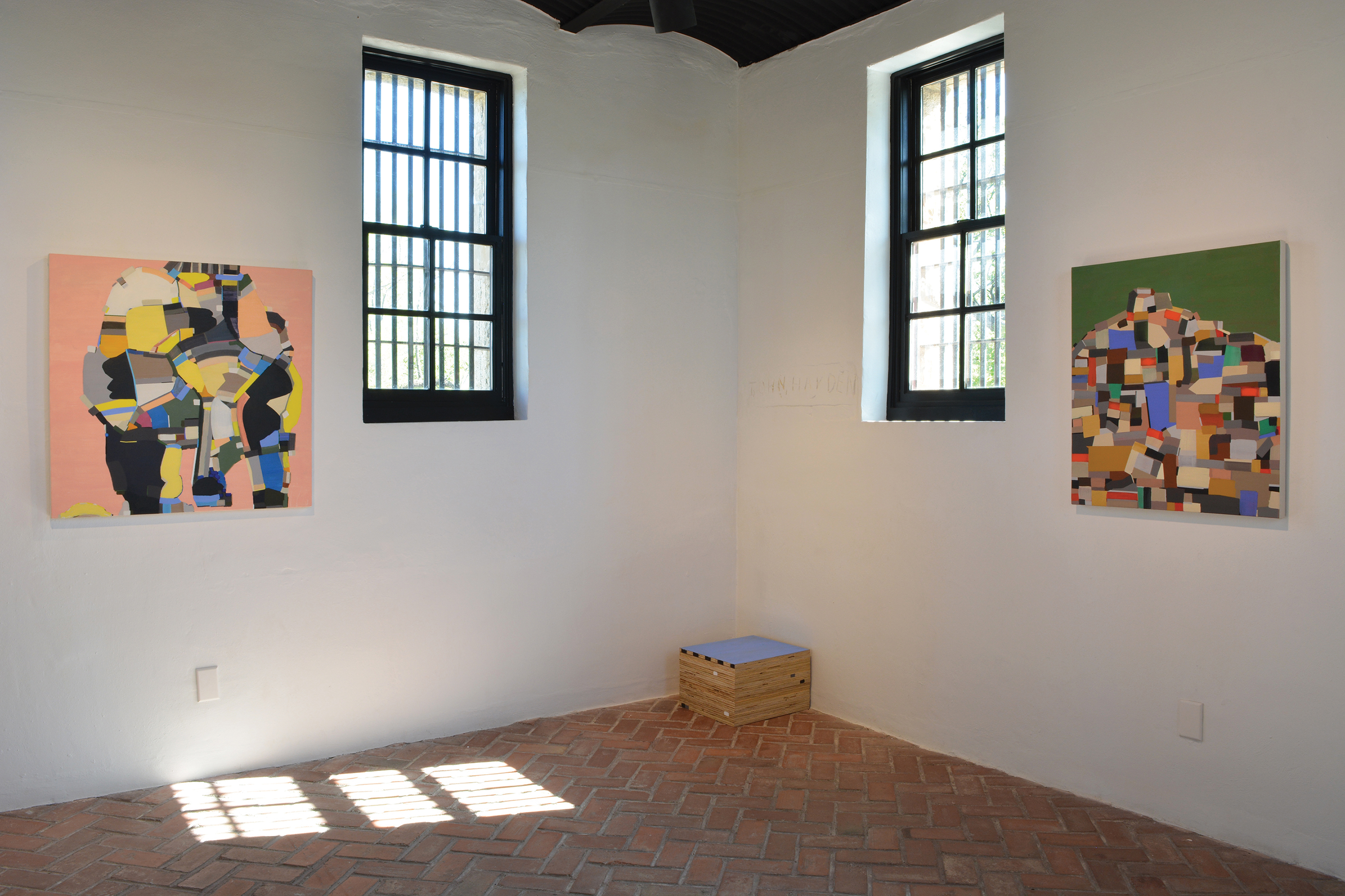 Painter Matthew Bourbon's exhibit Waiting for Now was part of the museum's Cell Series this year.