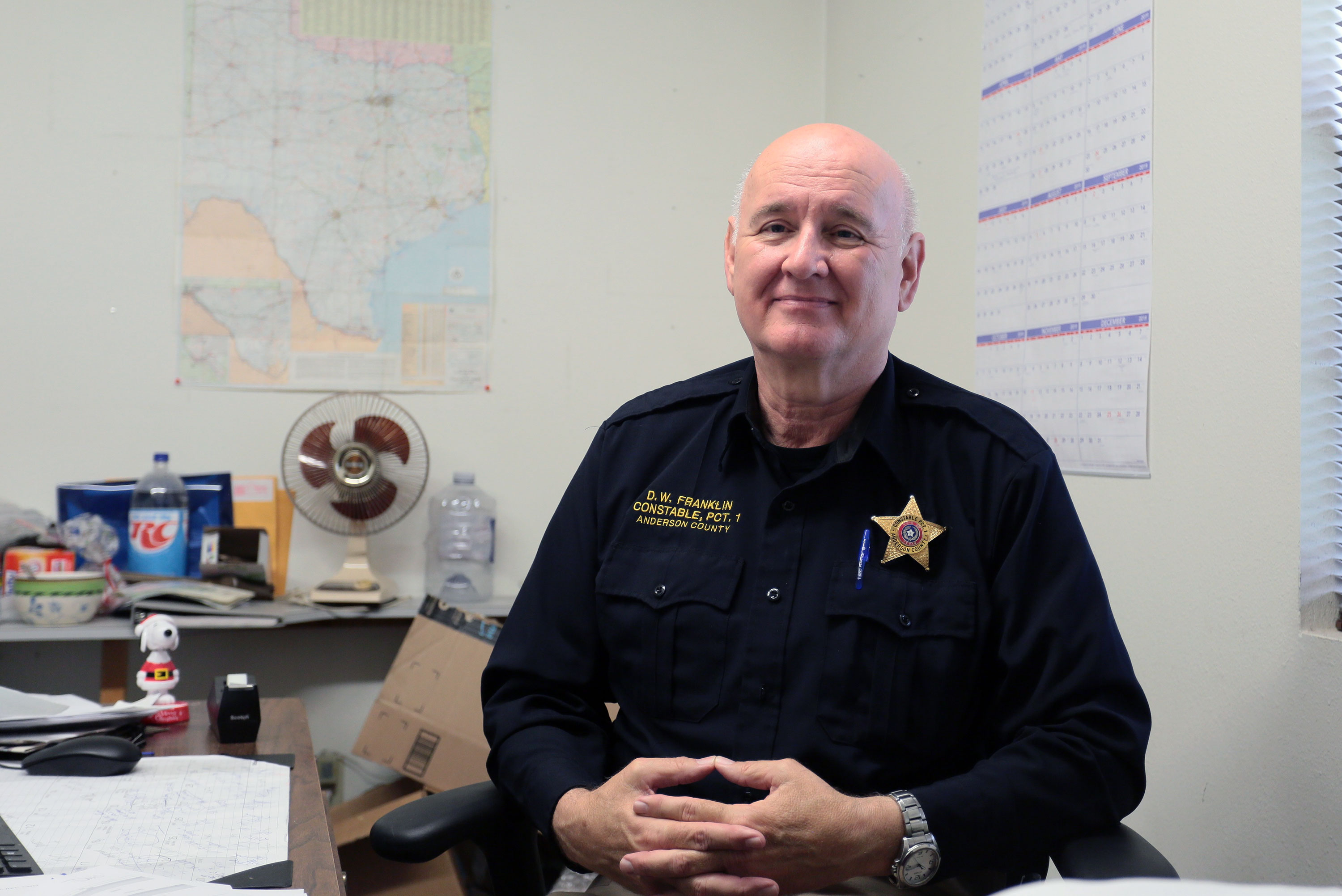 David Franklin, a local constable with. family roots in Slocum.