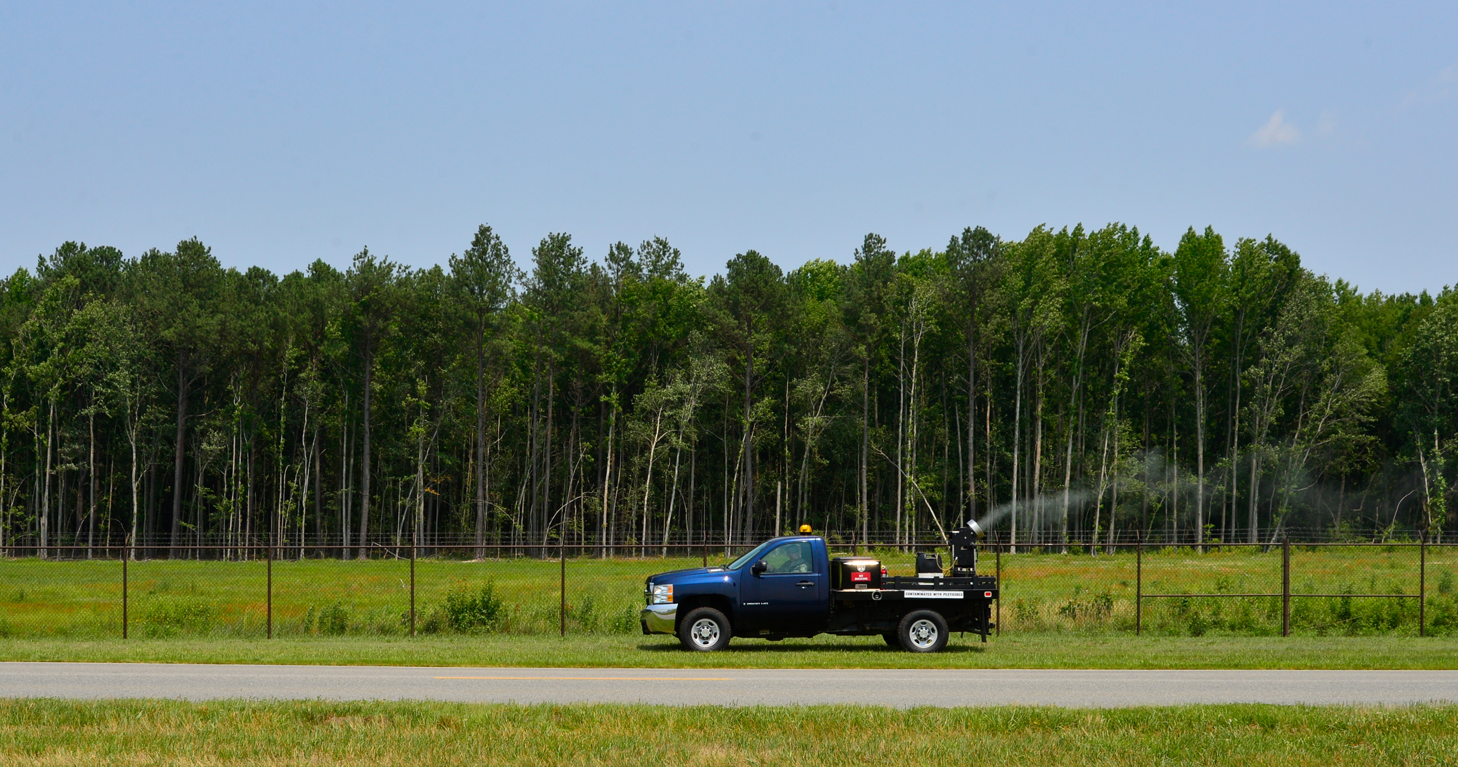 mosquito spray truck