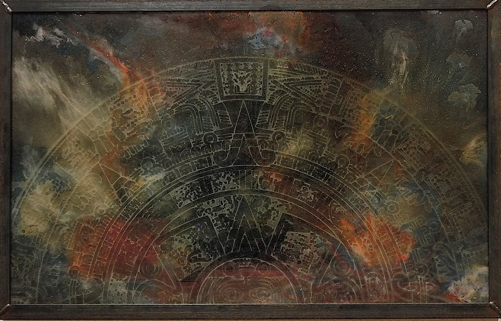 Xiuhpōhualli Anomala, lasercut resin, 2018