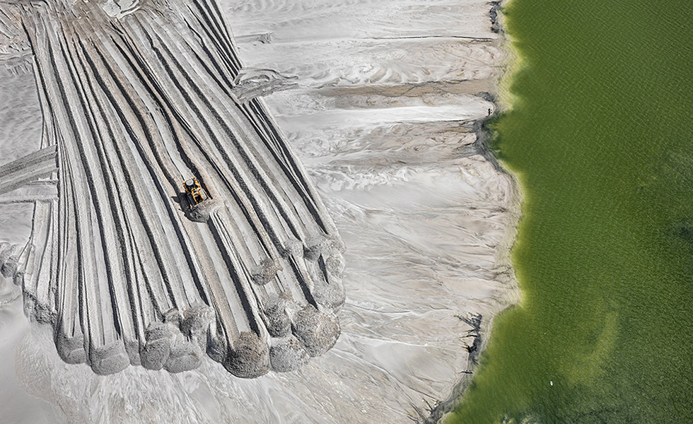 Phosphor Tailings Pond #4 Near Lakeland, Florida, USA, 2012