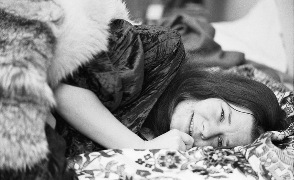 Janis Joplin, pictured here in New York City in 1969, embraced a bohemian appearance and style.