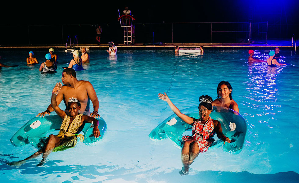 One of the dances at the “Givens Swims” event.