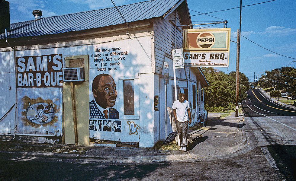 Sam’s Bar-B-Que (since 1976), East Twelfth and Poquito Streets.