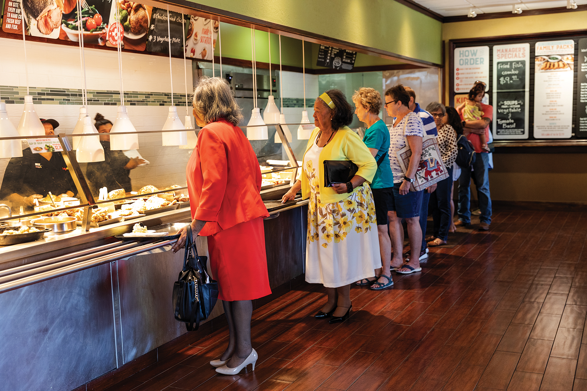 “It is still very much a melting pot,” says Carol Dawson, co-author of House of Plenty: The Rise, Fall, and Revival of Luby’s Cafeterias. “I do still observe that broad slice of demography when I go to Luby’s.”