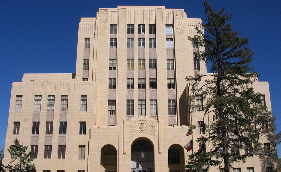 The Potter County courthouse.