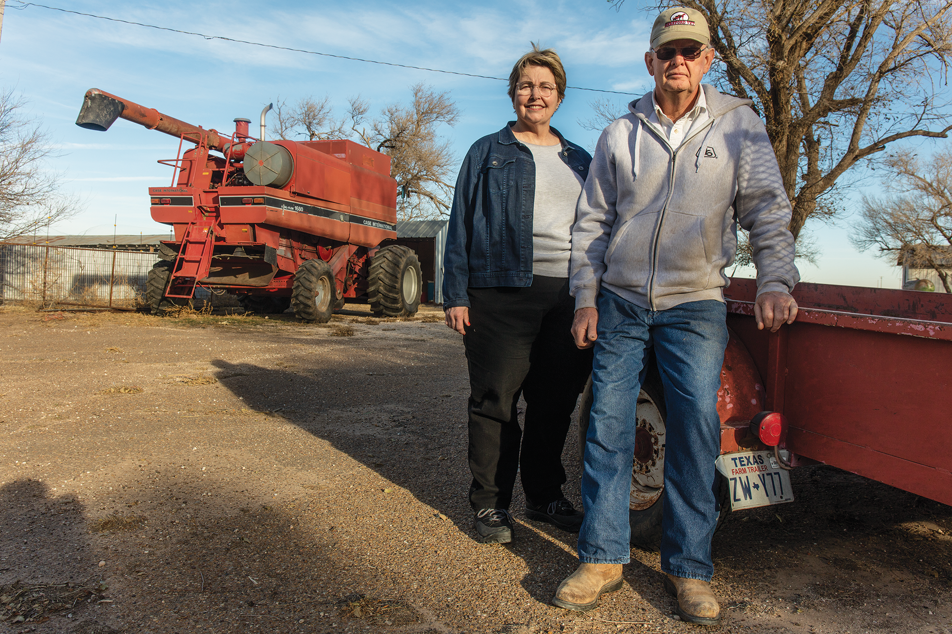Jaime and Lawrence Brorman own a farm adjacent to Southwest Feedyard. They say their home has been inundated with dust from that and other nearby feedlots, exacerbating Jaime's asthma.