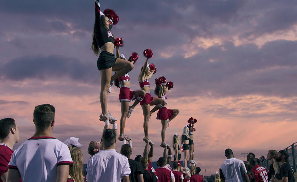 Director Greg Whiteley has said that cheerleaders are “the toughest athletes I’ve ever filmed.”
