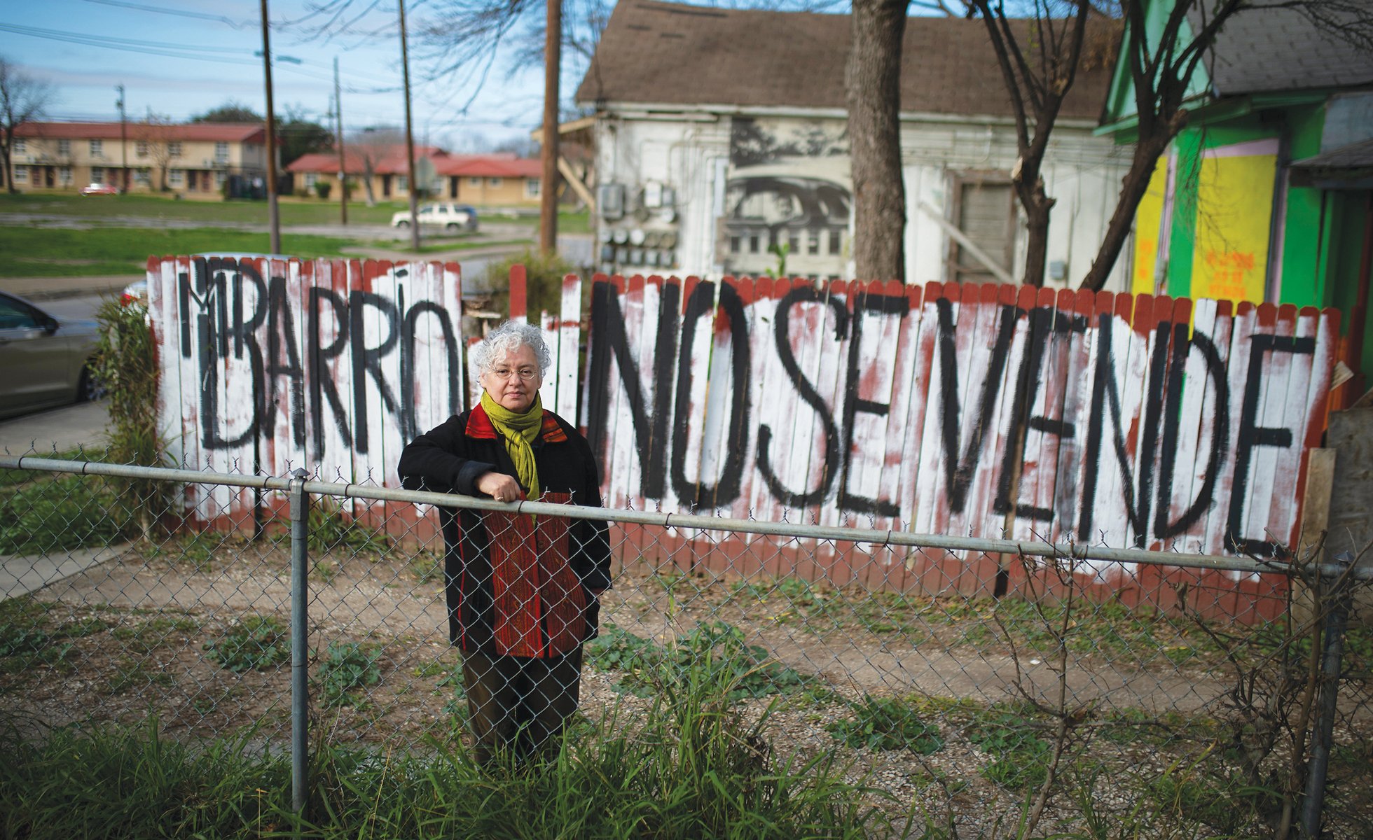 Graciela Sánchez, the director of the Esperanza Peace and Justice Center, would like to see Alazán-Apache improved but largely preserved.