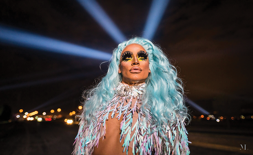 I met Argeenis, a 23-year-old drag queen from Ciudad Juárez, on my fifth day of documenting El Paso’s Border Tuner art project. The multimedia installation by Rafael Lozano-Hemmer virtually connected El Paso and Juárez for 12 days in November. The public was invited to operate searchlights installed at six stations on both sides of the Rio Grande. When two beams of light crossed from opposite sides, microphones and speakers switched on, allowing people to talk with each other across the wall separating the two cities. Read more at texasobserver.org/bordertuner.