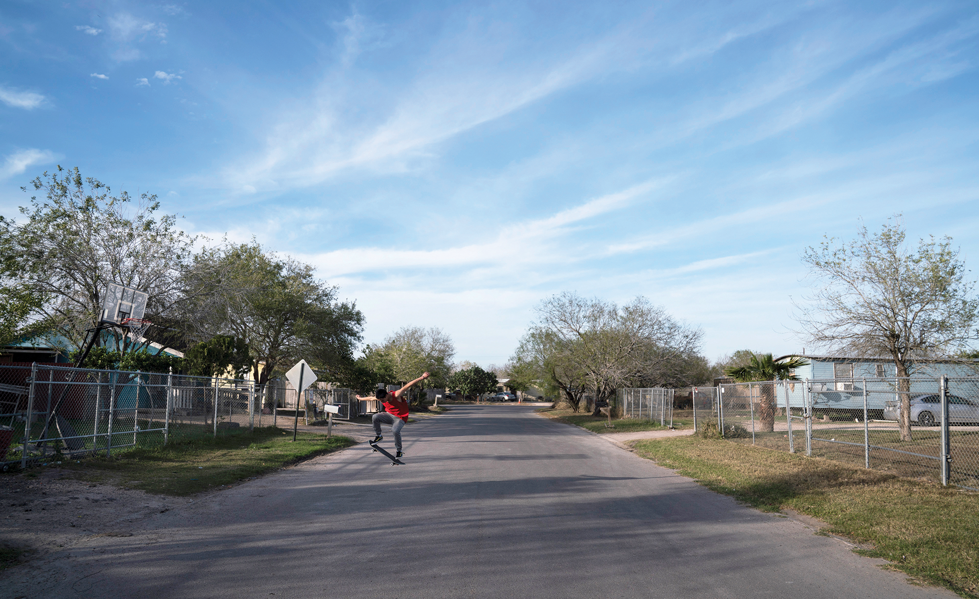 Una calle en East Indian Hills, la cual se inundó en Junio 2018.