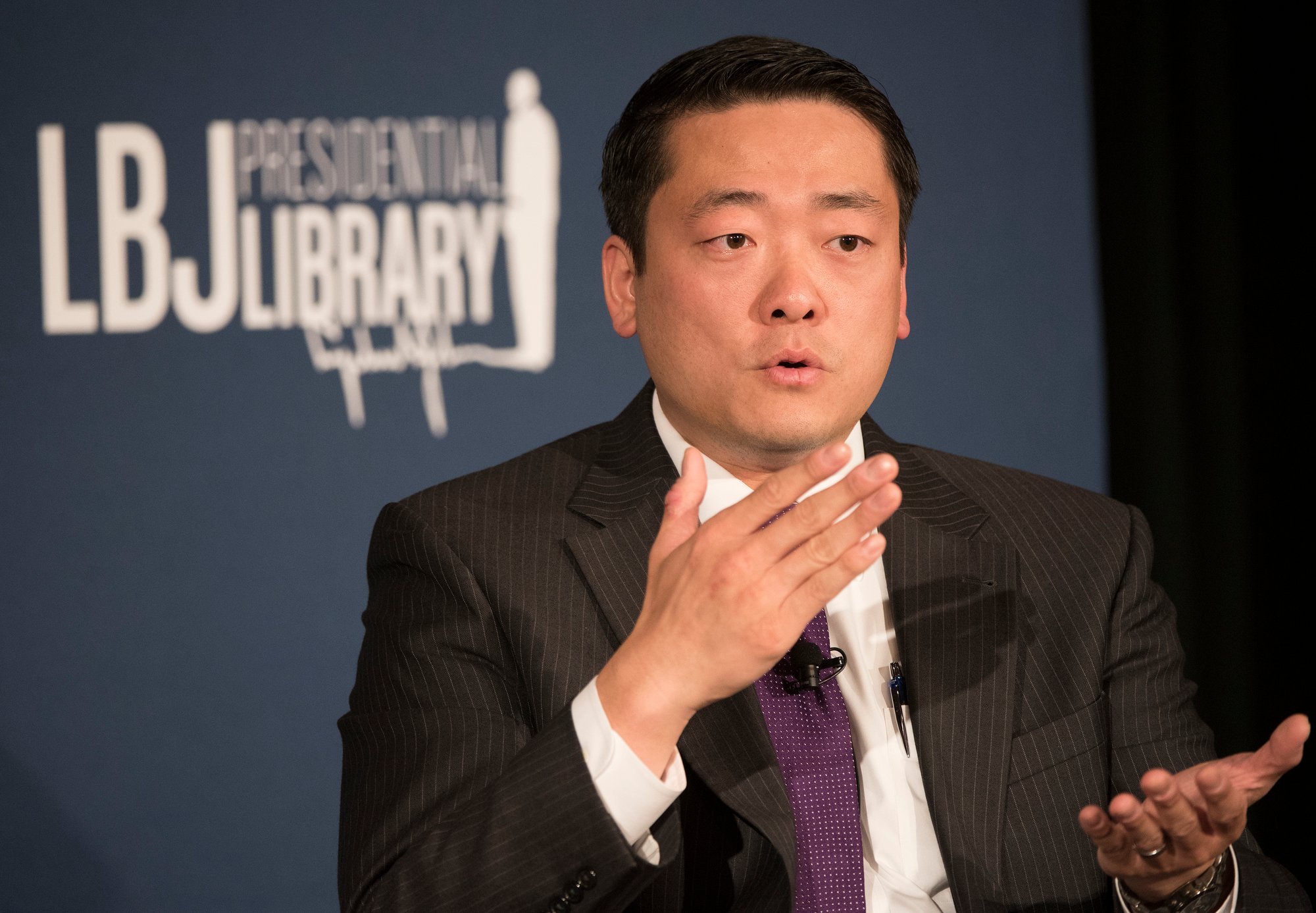 State Representative Gene Wu speaking at an event.