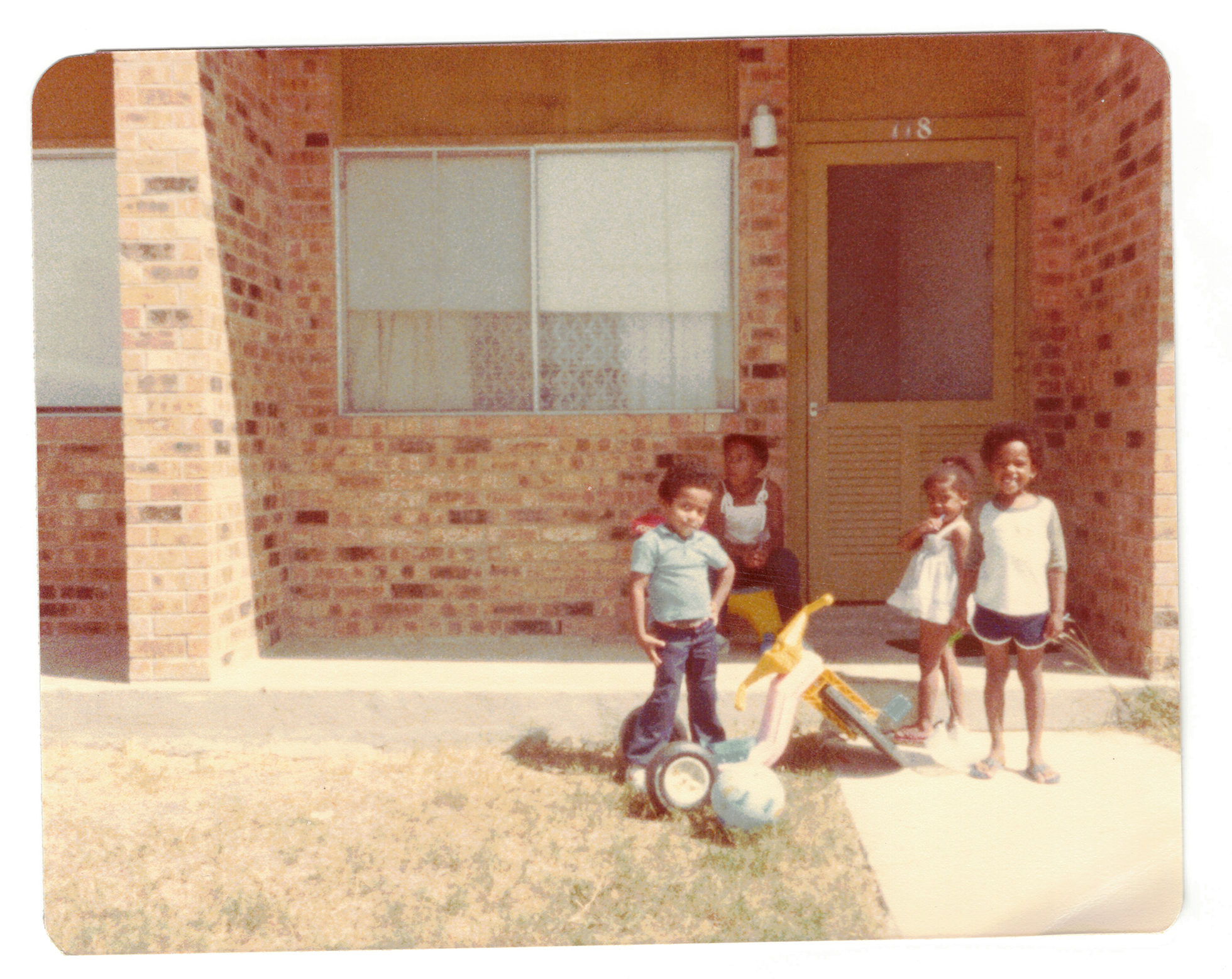 Family remembers Mike Ramos, center here as a child, as a goof who always posed for photos.