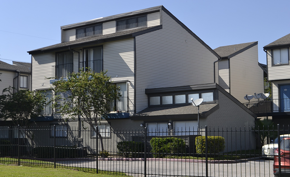 An apartment complex in Houston.