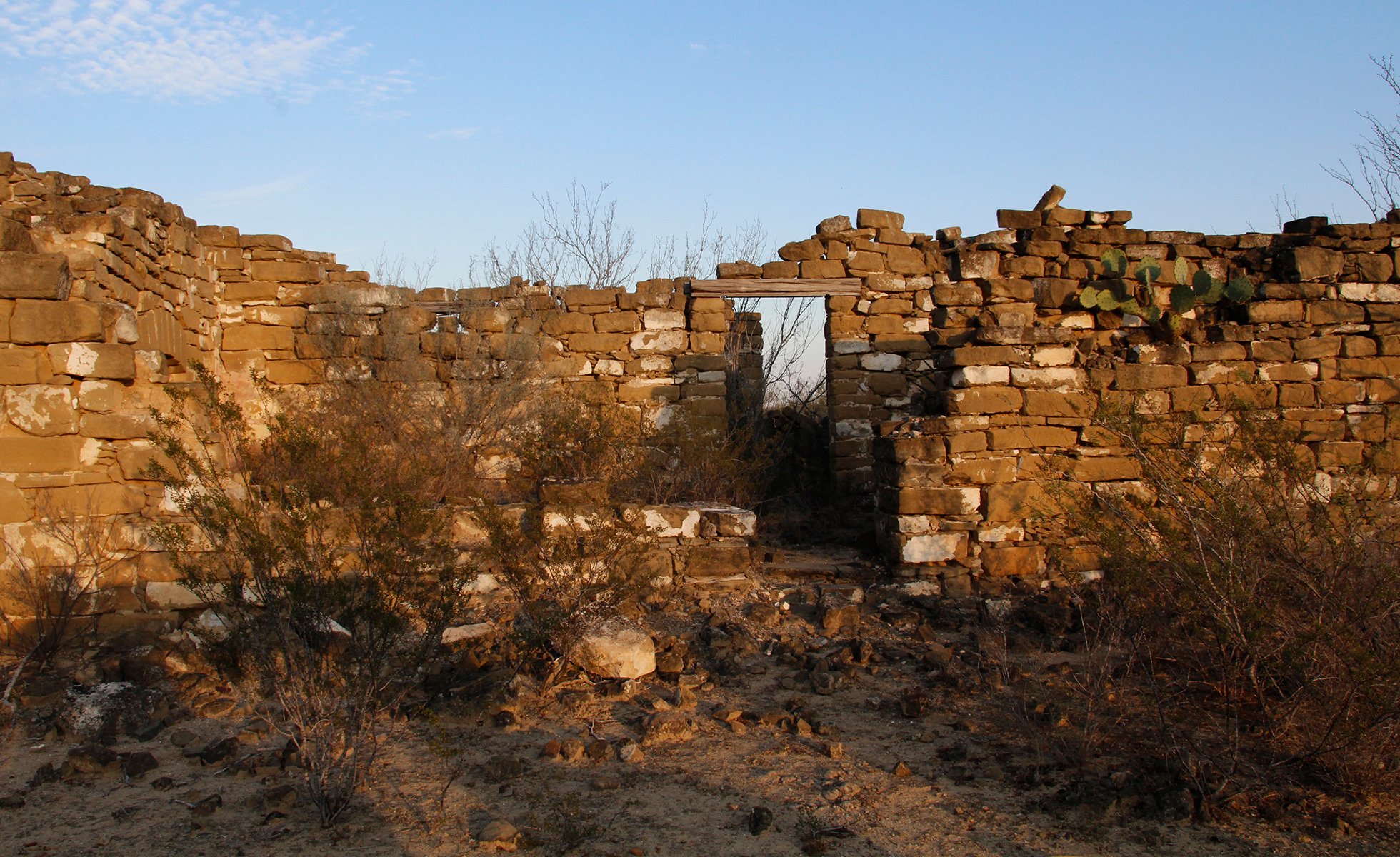 Mid-19th-century ruins found on Vargas’ land in Zapata County.