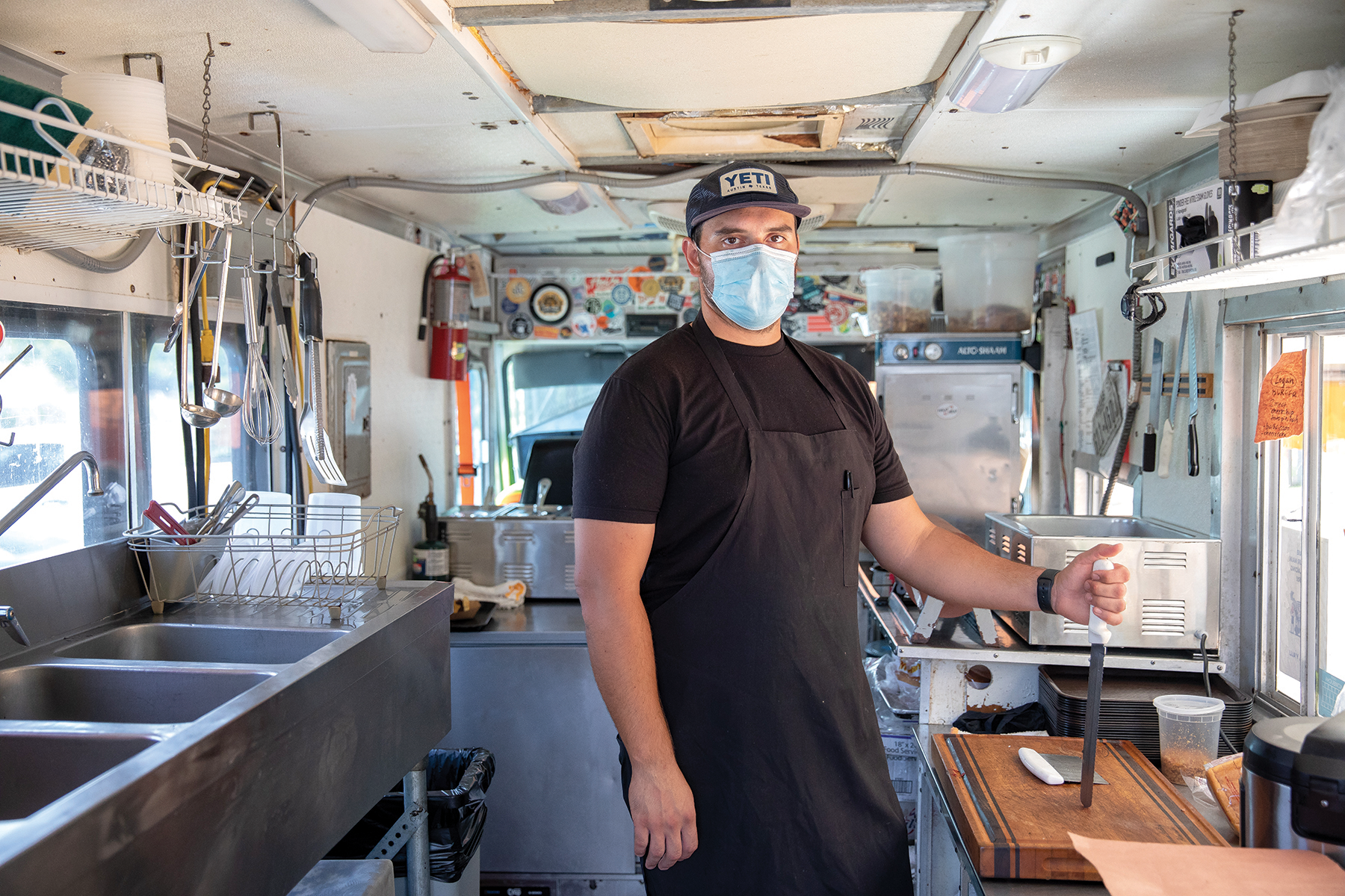 Evan LeRoy, of LeRoy & Lewis, was in the midst of negotiating a loan for a brick-and-mortar location for his barbecue food truck when the pandemic hit. He secured a PPP loan and retained all eight of his employees.