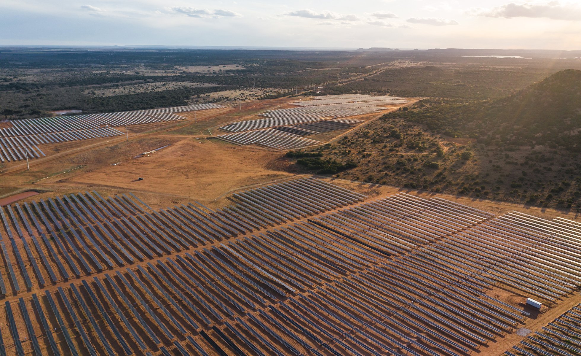 Garland's solar plant.