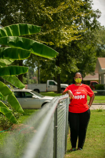 Joppa resident and environmental activist Temeckia Derrough.