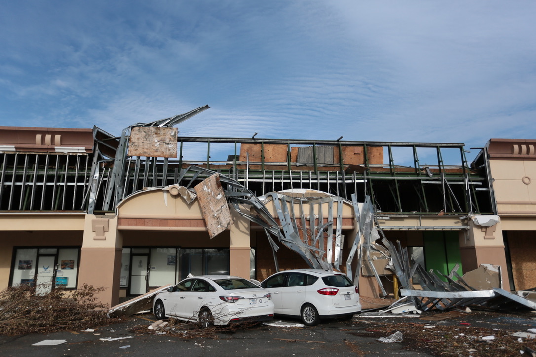 Officials estimate that Hurricane Laura inflicted up to $12 billion in damage to communities around the Texas-Louisiana border, including Lake Charles, which suffered the worst devastation.