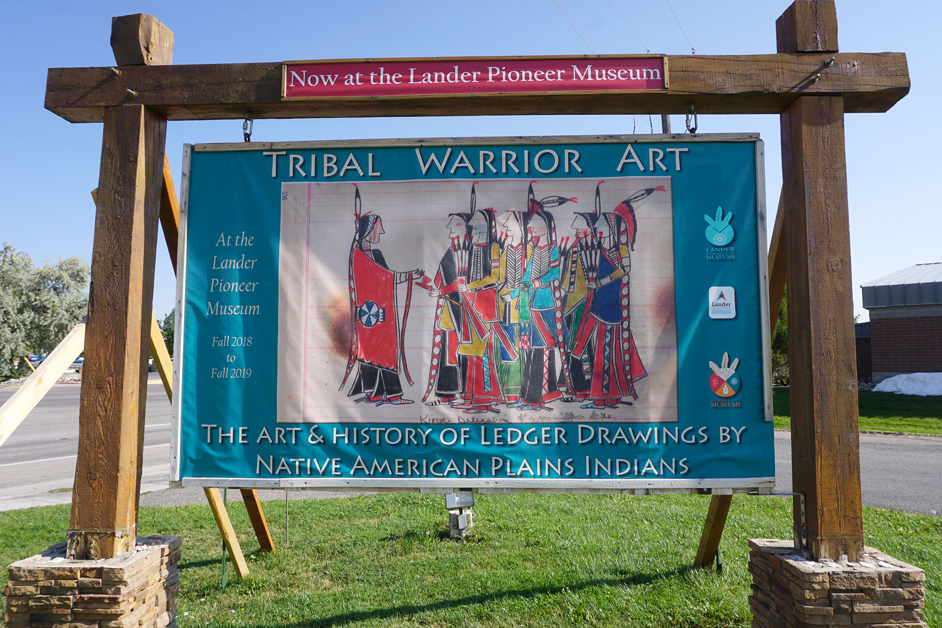 The "Tribal Warrior Art" show has been on display since 2018, and claims to display examples of ledger art-narrative drawings created by Indigenous artists on 19th century account books. 