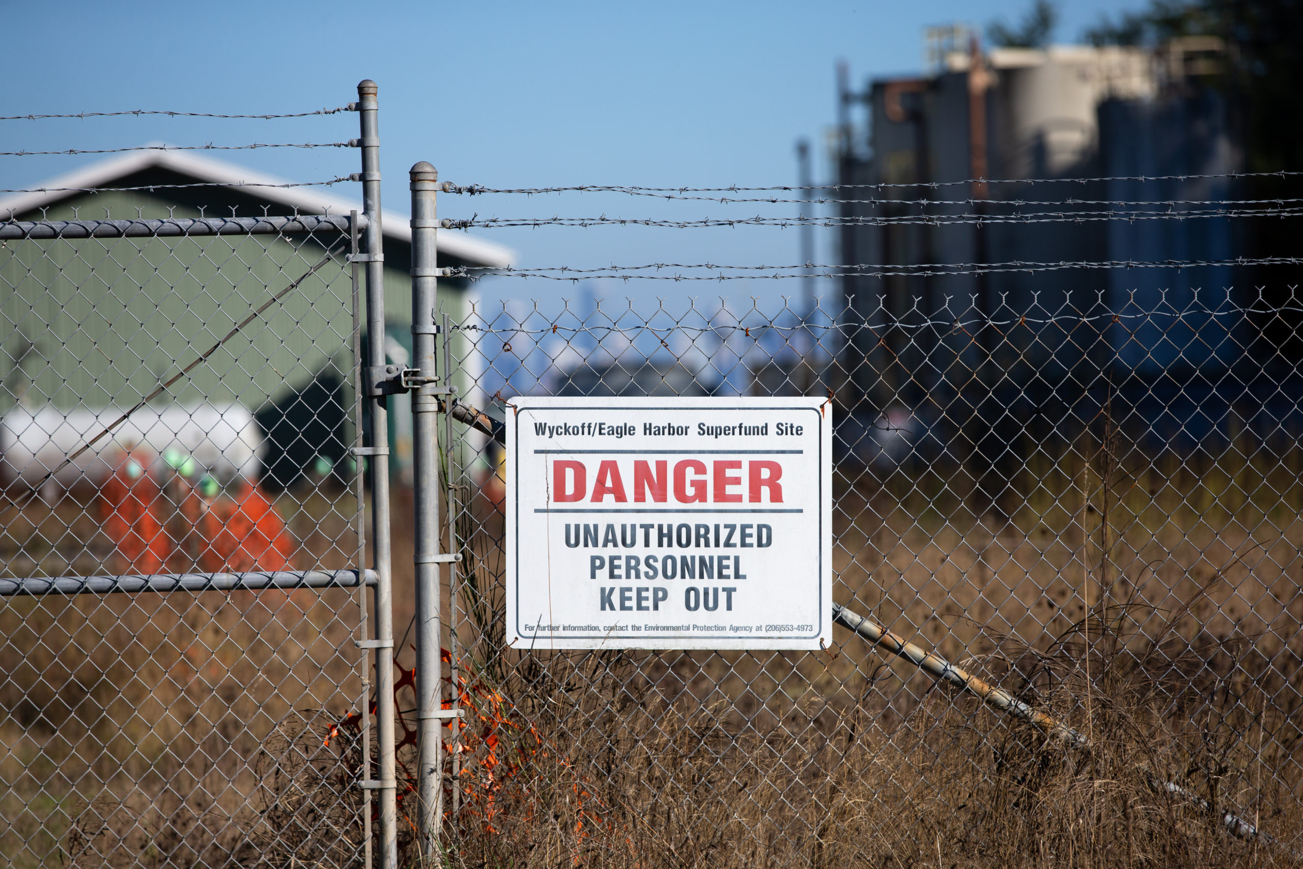 The Wyckoff/Eagle Harbor Superfund site on Bainbridge Island, Washington.