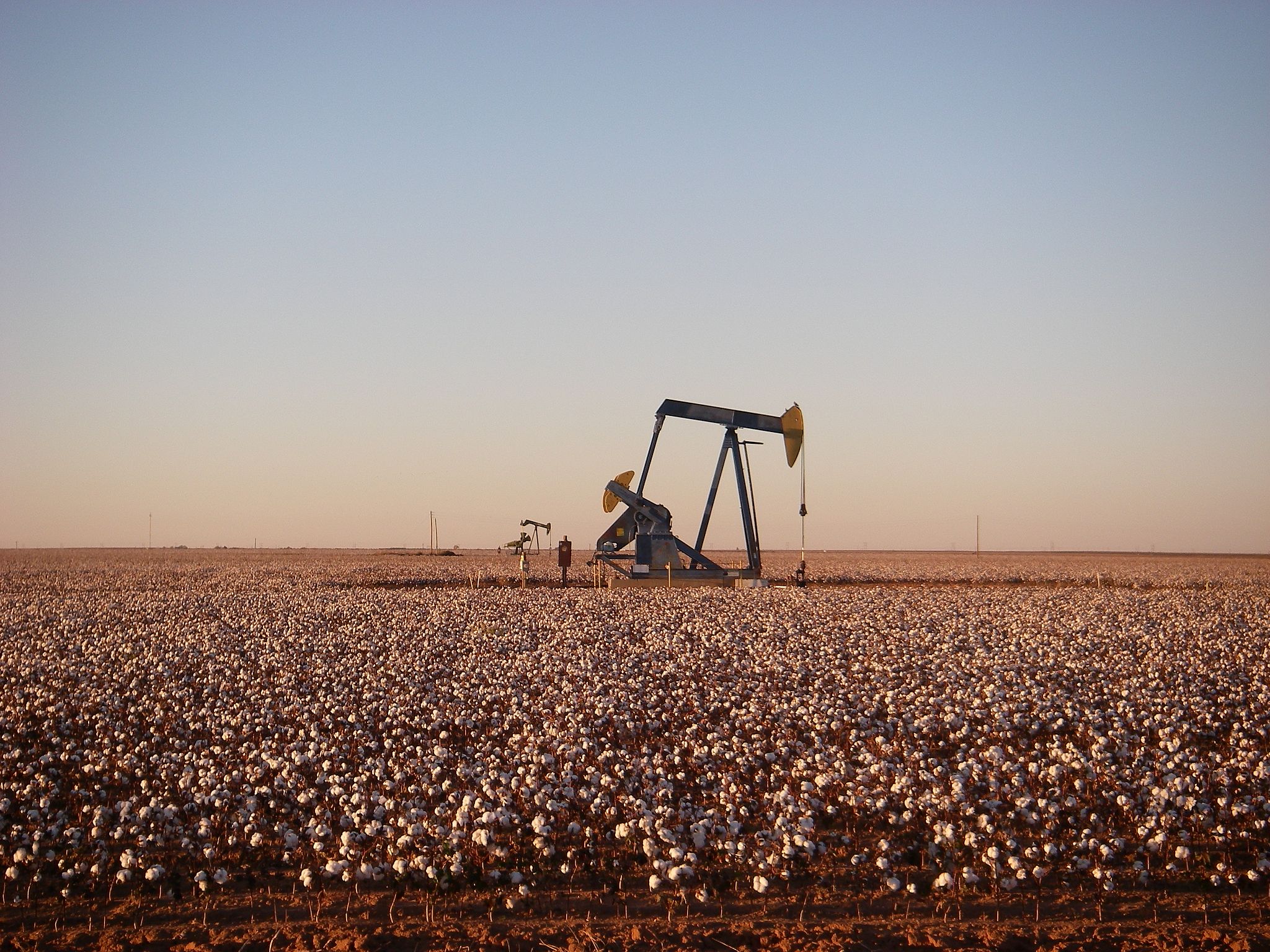 An oil field in Andrews.