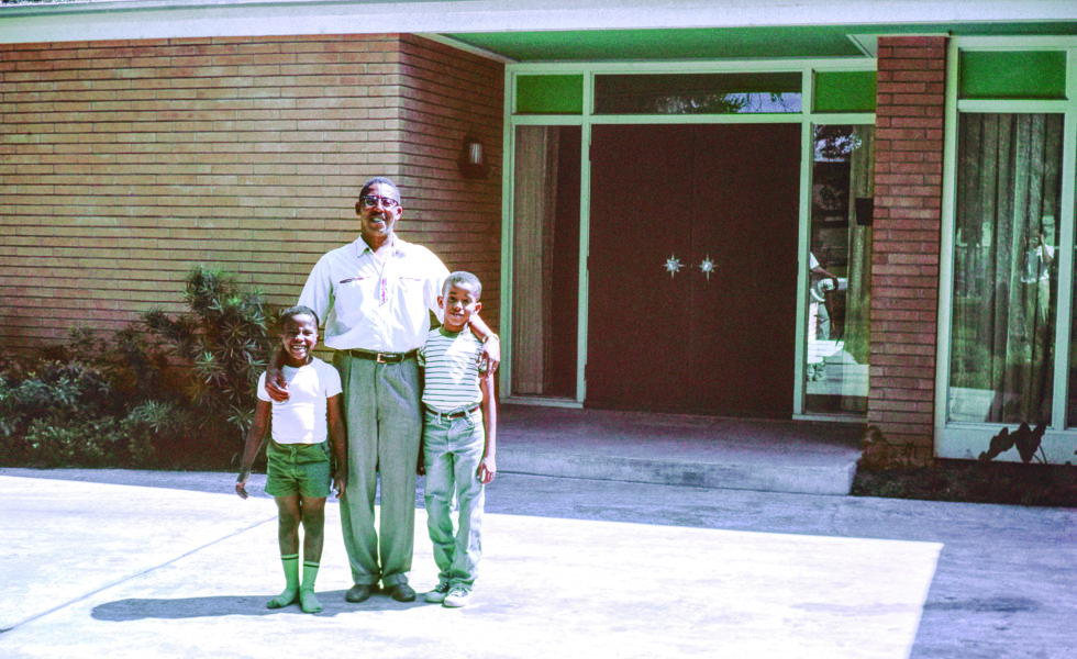 John S. Chase with sons Anthony and John Jr.