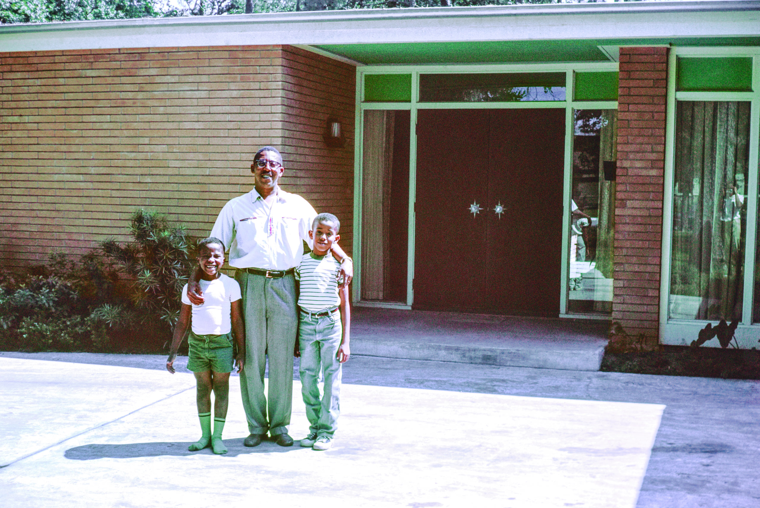 John S. Chase with sons Anthony and John Jr.