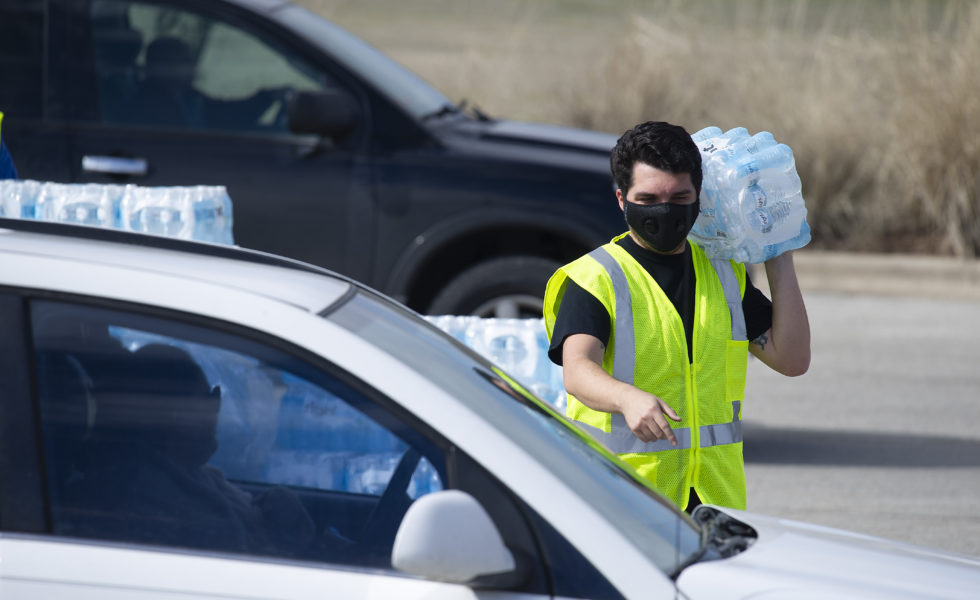 The City of Austin provided water to residents following the winter storm. But many people with disabilities were unable to receive this aid.